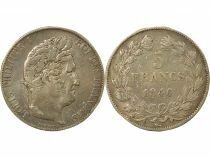 France Louis Philippe I - 5 Francs Argent, Domard, 3e Type - 1846 K Bordeaux