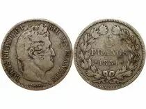 France Louis Philippe I - 5 Francs Argent, Domard, Tr. en Relief - 1831 Ma Marseille
