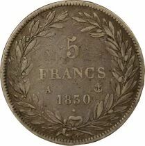 France Louis-Philippe I - 5 Francs Argent, Tr. en Relief - 1830 A Paris