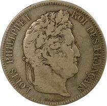 France Louis-Philippe I - 5 Silver Francs, Domard - 1834 MA Marseille