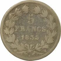France Louis-Philippe I - 5 Silver Francs, Domard - 1835 M Toulouse