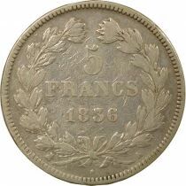 France Louis-Philippe I - 5 Silver Francs, Domard - 1836 K Bordeaux