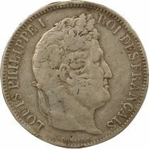 France Louis-Philippe I - 5 Silver Francs, Domard, Raised Edge - 1831 D Lyon