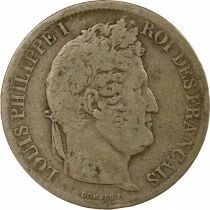 France Louis-Philippe I - 5 Silver Francs, Domard, Raised Edge - 1831 MA Marseille