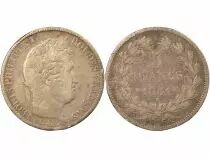 France Louis Philippe I - 5 Silver Francs, Hollowed Edge - 1831 MA Marseille