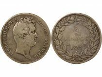 France Louis Philippe I - 5 Silver Francs, Hollowed Edge - 1831 MA Marseille