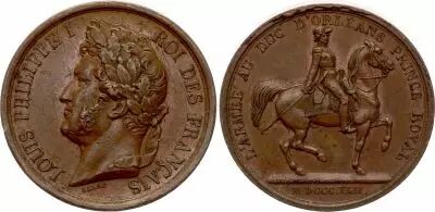 France Louis Philippe I - Arm�e du Duc d\'Orl�ans - 1842