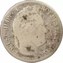 France Louis Philippe I - Silver Franc, Laureate Head - 1834 B Rouen