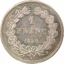 France Louis Philippe I - Silver Franc, Laureate Head - 1836 B Rouen