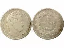 France Louis Philippe I - Silver Franc, Laureate Head - 1844 A Paris