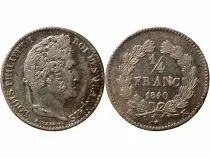 France Louis Philippe Ier - 1/4 Franc Argent 1840 K Bordeaux