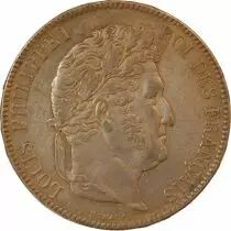 France Louis Philippe Ier - 5 Francs Argent 1834 A Paris \ 2E Type Domard\ 