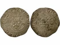 France Louis XI - Blanc &agrave; la Couronne - 1461 / 1483 Paris