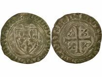 France Louis XI - Blanc &agrave; la Couronne - 1461 / 1483 Saint L&ocirc;