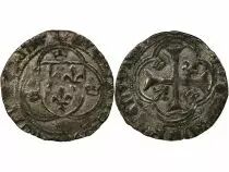 France Louis XI - Blanc A La Couronne 1461 / 1483 Bordeaux R4