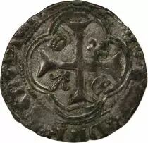 France Louis XI - Blanc A La Couronne 1461 / 1483 Bordeaux R4