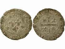 France Louis XI - Blanc with Crown  - 1461 / 1483 Lyon