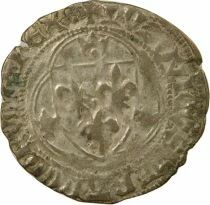 France Louis XI - Blanc with Crown  - 1461 / 1483 Lyon
