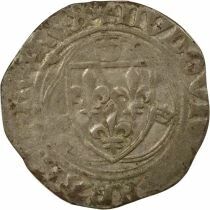 France Louis XI - Blanc with Crown  - 1461 / 1483 Paris