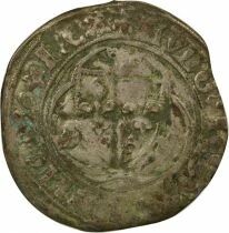 France Louis XI - Blanc with Crown  - 1461 / 1483 Rouen