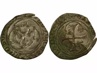 France Louis XI - Blanc with Crown - 1461 / 1483 Tours