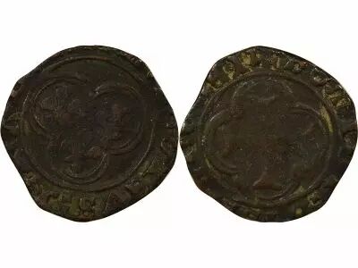 France Louis XI - Double Tournois, 2e Type - 1476 / 1483