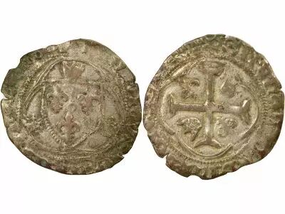 France Louis XI - Douzain � la Couronne - 1461 / 1483 Montpellier