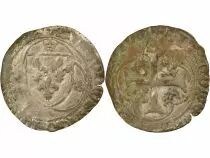 France Louis XI - Douzain à la Couronne - 1461 / 1483 Tours