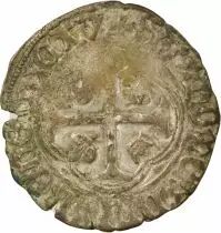 France Louis XI - Douzain à la Couronne - 1461 / 1483 Troyes