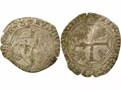 France Louis XI - Douzain with Crown - 1461 / 1483 Lyon
