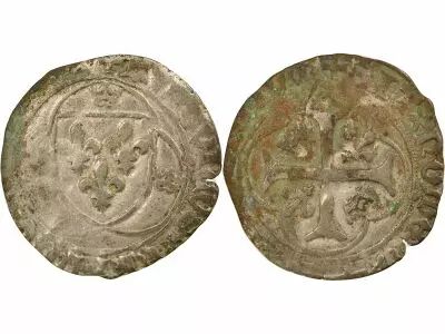 France Louis XI - Douzain with Crown - 1461 / 1483 Tours