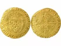 France Louis XII - Gold Ecu with Sun - 1498 / 1507 St Pourçain