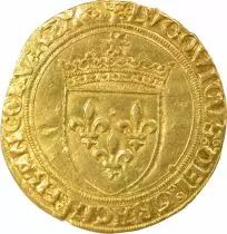 France Louis XII - Gold Ecu with Sun - 1498 / 1507 St Pourçain