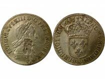 France Louis XIII - 1/12 Ecu Argent, 2e Buste de Warin - 1643 A Paris (Matignon)