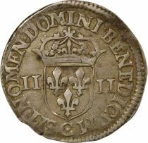 France Louis XIII - 1/4 Ecu Argent, &agrave; la Croix fleurdelis&eacute;e - 1615 C. Saint L&ocirc;