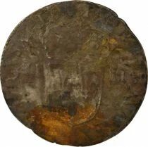 France Louis XIII - 1/4 Silver Ecu - 1643 G Poitiers