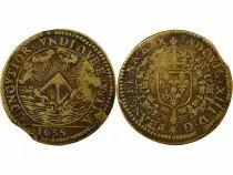 France Louis XIII - Brass Token, for Geneviève of Urly - 1635