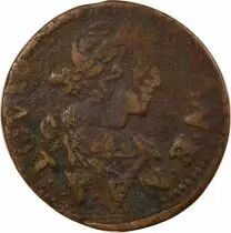 France Louis XIII - Double Tournois, Type 2 - 1640 B Rouen