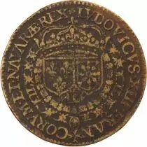 France Louis XIII, Buste Rare  Jeton Laiton