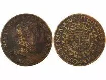 France Louis XIII, Buste Rare  Jeton Laiton