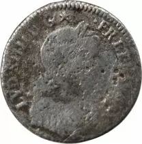 France Louis XIV - 1/12 Ecu A La Mèche Longue 1654 B Rouen