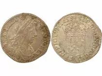 France Louis XIV - 1/12 Ecu Argent à la Mèche Longue - 1659 A Paris