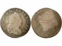 France Louis XIV - 1/12 Silver Ecu, with Eight L - 1691 L Lille