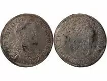 France Louis XIV - 1/2 Ecu Argent A La Mèche Longue 1659 T Nantes - R4