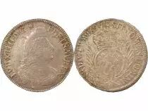 France Louis XIV - 1/2 Ecu Argent aux Palmes -1694 T Nantes, réformé