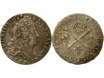 France Louis XIV - 10 Silver Sols with insignia - 1707 T Nantes