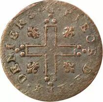 France Louis XIV - 30 Deniers, Dits Mousquetaire - 1712 D Lyon