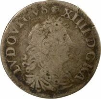 France Louis XIV - 4 Sols Argent des Traitants - 1676 D Vimy