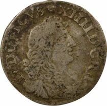 France Louis XIV - 4 Sols Argent des Traitants - 1677 D Vimy