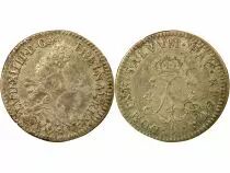 France Louis XIV - 4 Sols with Two L, reformed - 1692 9 Rennes